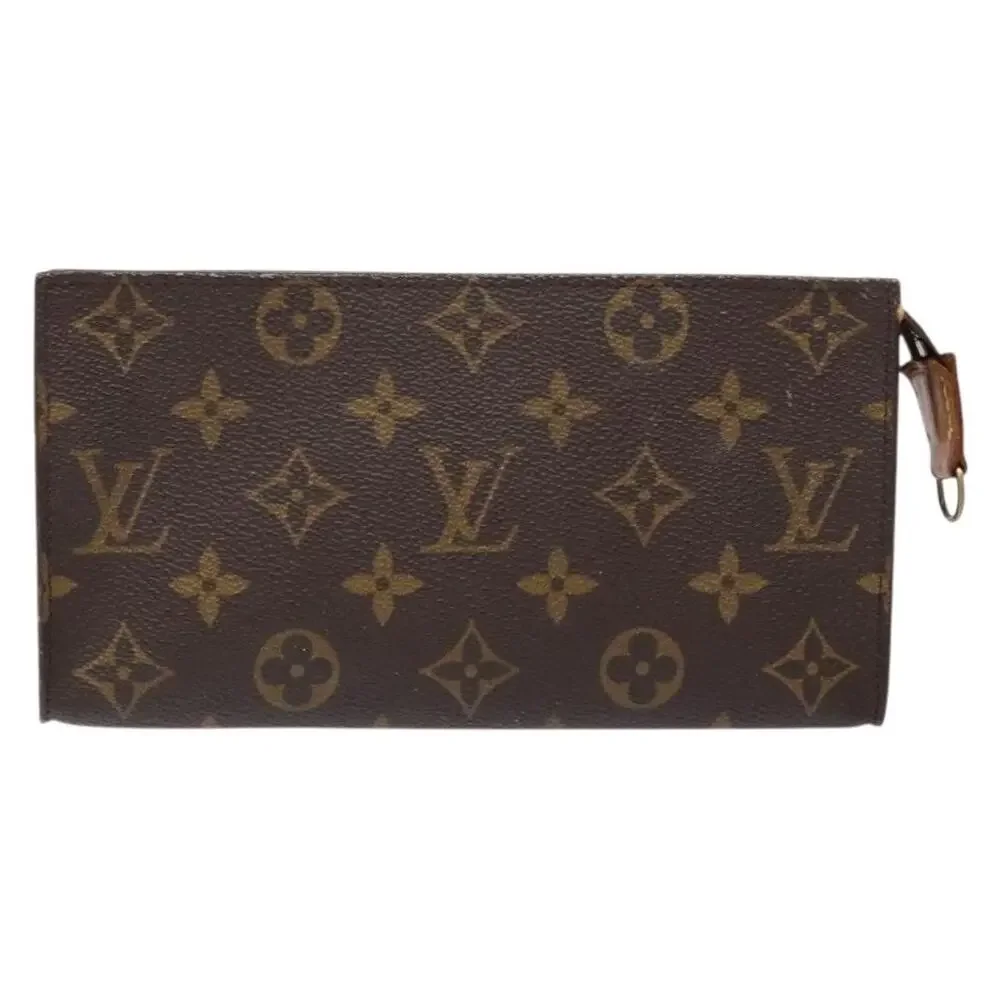 Louis Vuitton Monogram Bucket GM Accessory Pouch Brown
